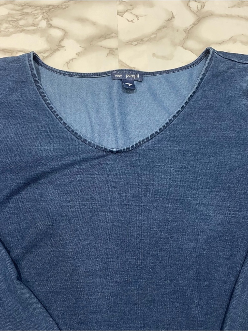 Pure Jill by J Jill Indigo Tunic Dress